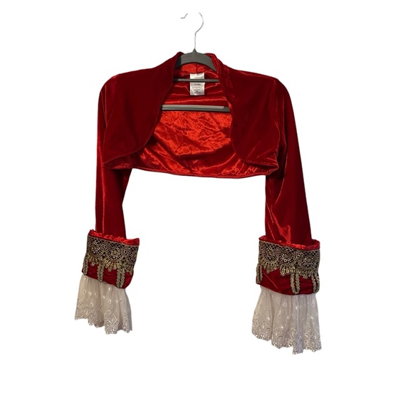 Vintage Playboy Exclusive HALLOWEEN SEXY SCANDALOUS Pirate COSTUME Jacket Red XS - Picture 1 of 11